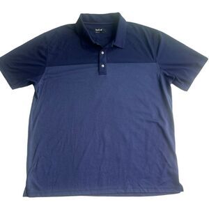 Bolle Men's Short Sleeve Polo Navy/Blue Shirt Size XXL